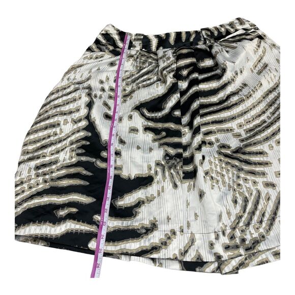 Worthington Midi Skirt Multicolor All-Over Print Pleated Lined Women’s Size 18 - Picture 6 of 7